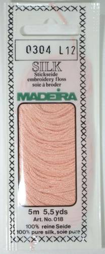 0304 шовкове муліне Madeira Silk Pastel Pink фото 2