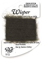 Нитка Wisper Rainbow Gallery W132, кавові боби