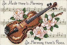 Набір для вишивки хрестиком Music is Harmony Dimensions 16656