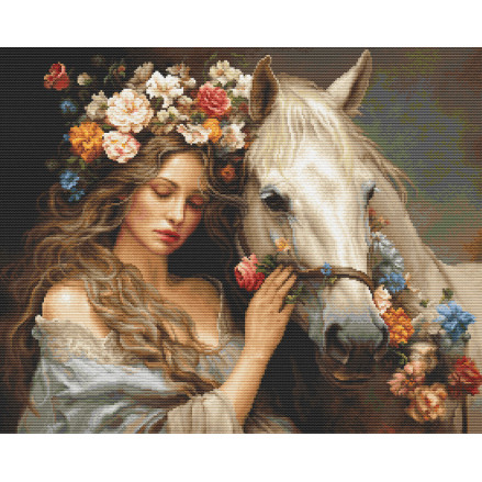 Cross Stitch Kit Luca-S GOLD - The Flower Fairy, B620
