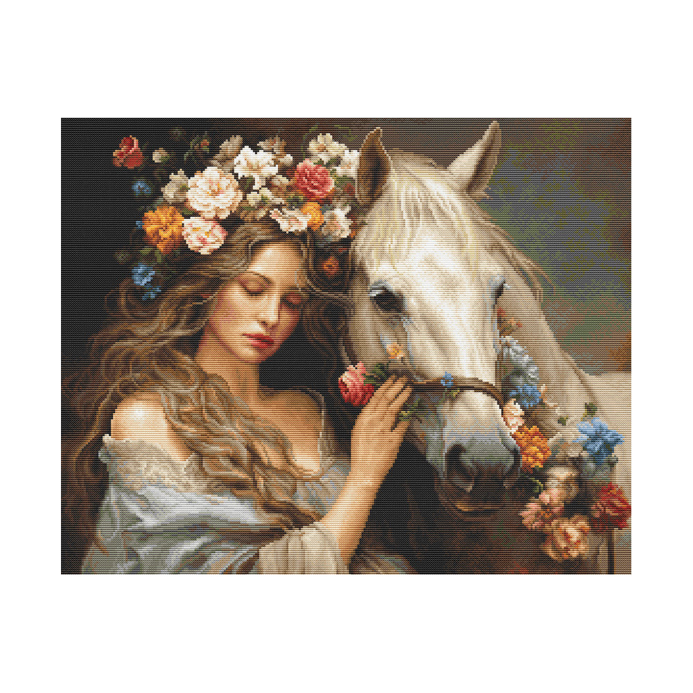 Cross Stitch Kit Luca-S GOLD - The Flower Fairy, B620