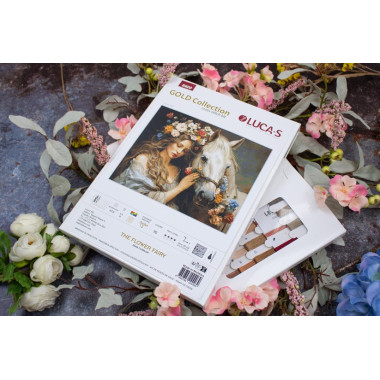 Cross Stitch Kit Luca-S GOLD - The Flower Fairy, B620