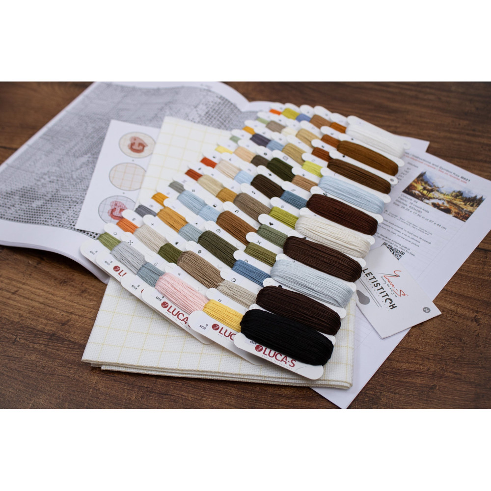 Cross Stitch Kit Luca-S GOLD - The Greatness of Nature, B621