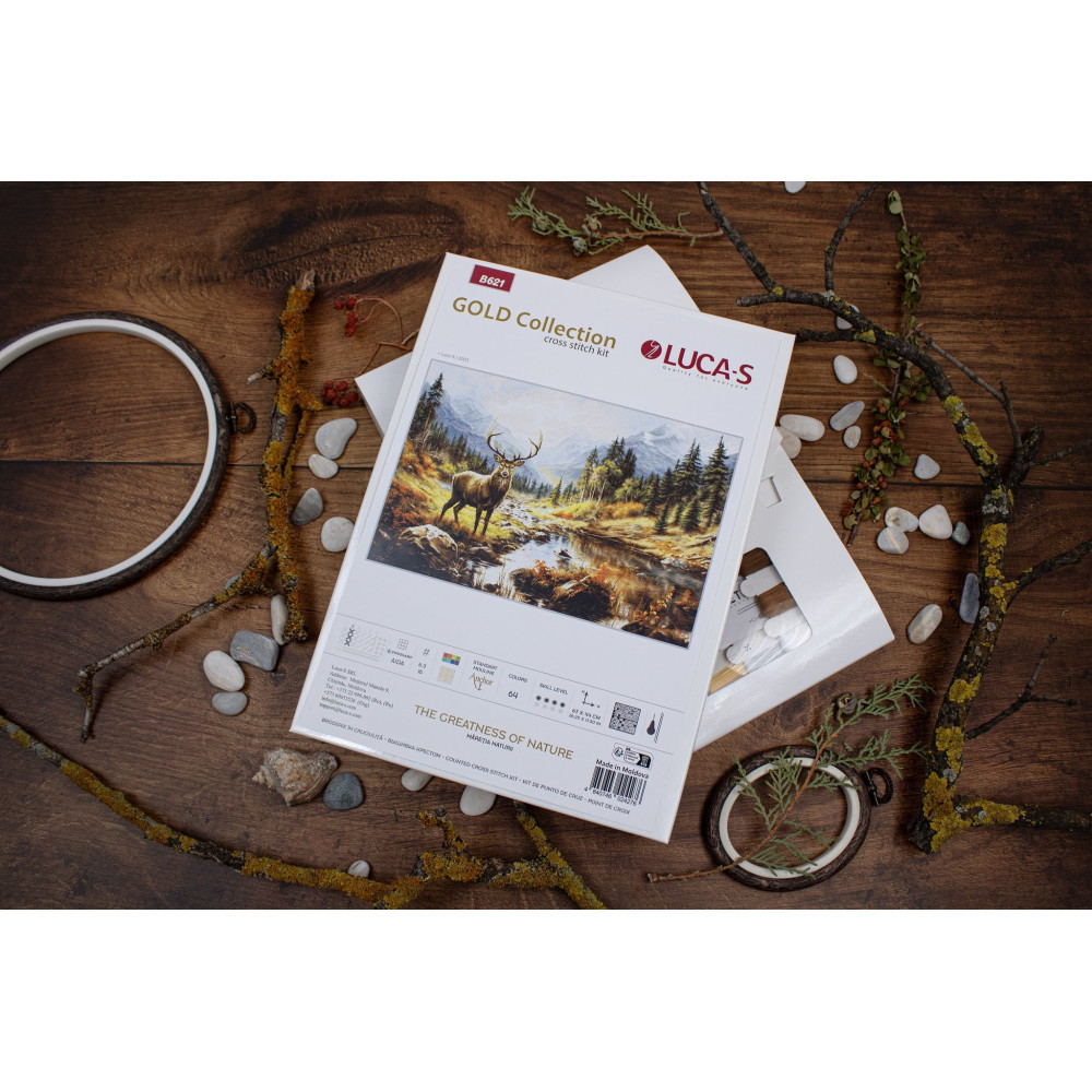 Cross Stitch Kit Luca-S GOLD - The Greatness of Nature, B621