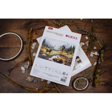 Cross Stitch Kit Luca-S GOLD - The Greatness of Nature, B621