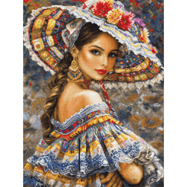 Cross Stitch Kit Luca-S GOLD - The Mexican Fest, B706
