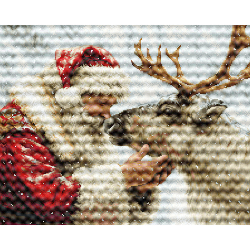 Cross Stitch Kit Luca-S GOLD - The Warmth of Friendship, B709