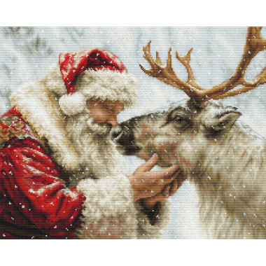 Cross Stitch Kit Luca-S GOLD - The Warmth of Friendship, B709