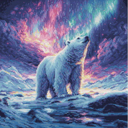 Cross Stitch Kit Luca-S - The Northern Lights, B712 NEW
