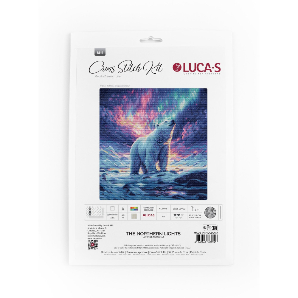 Cross Stitch Kit Luca-S - The Northern Lights, B712 NEW