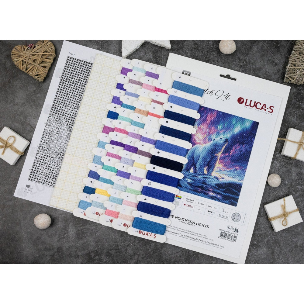 Cross Stitch Kit Luca-S - The Northern Lights, B712 NEW