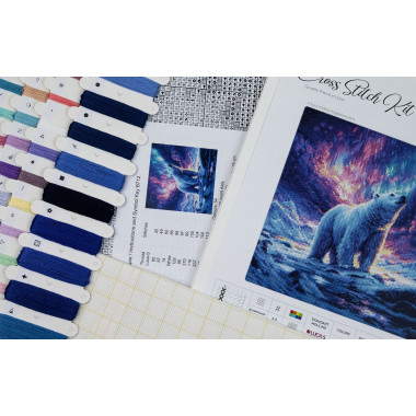 Cross Stitch Kit Luca-S - The Northern Lights, B712 NEW