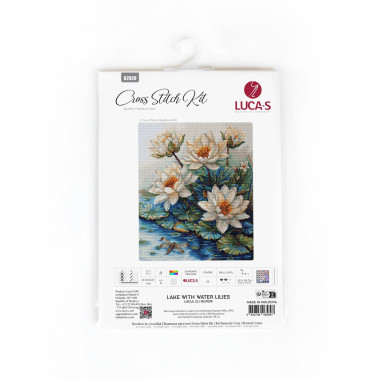 Cross Stitch Kit Luca-S - Lake With Water Lilies, B7039