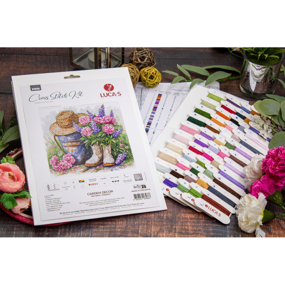 Cross Stitch Kit Luca-S - Garden Decor, B7036
