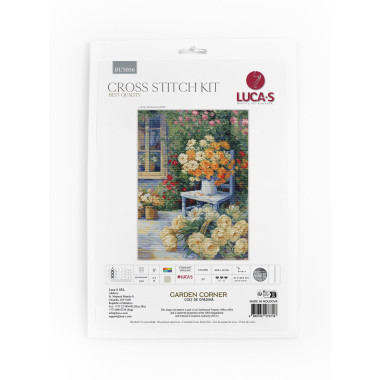 Cross Stitch Kit Luca-S - Garden Corner, BU5056