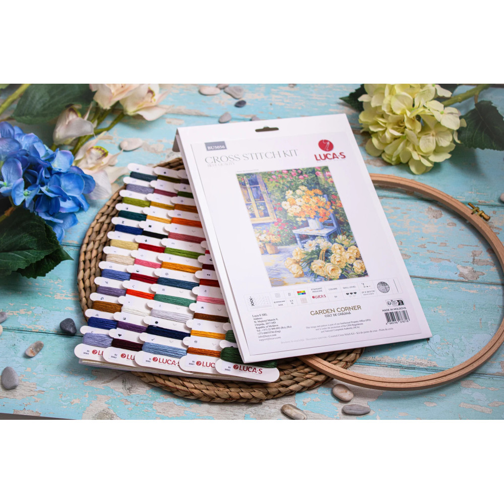 Cross Stitch Kit Luca-S - Garden Corner, BU5056