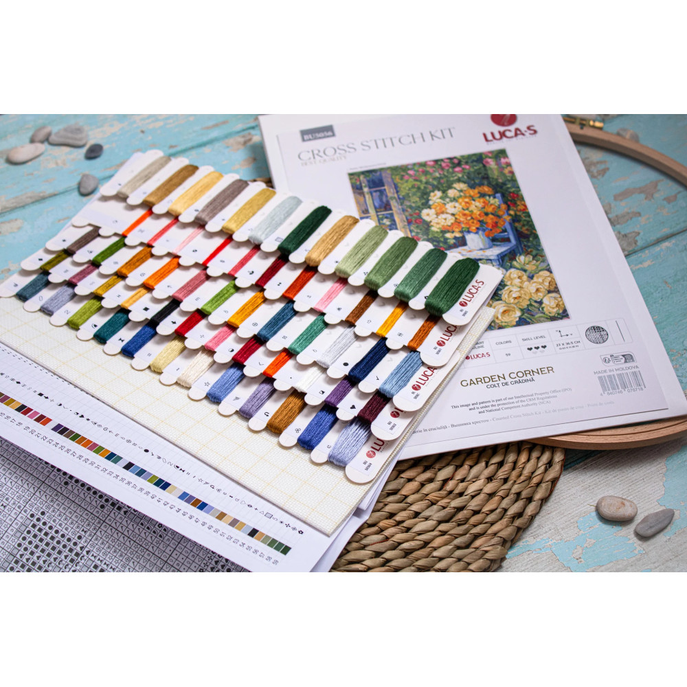 Cross Stitch Kit Luca-S - Garden Corner, BU5056