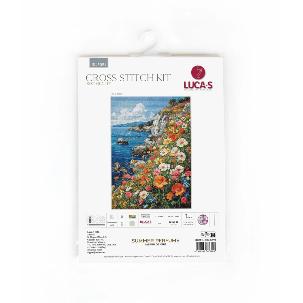 Cross Stitch Kit Luca-S - Summer perfume, BU5054