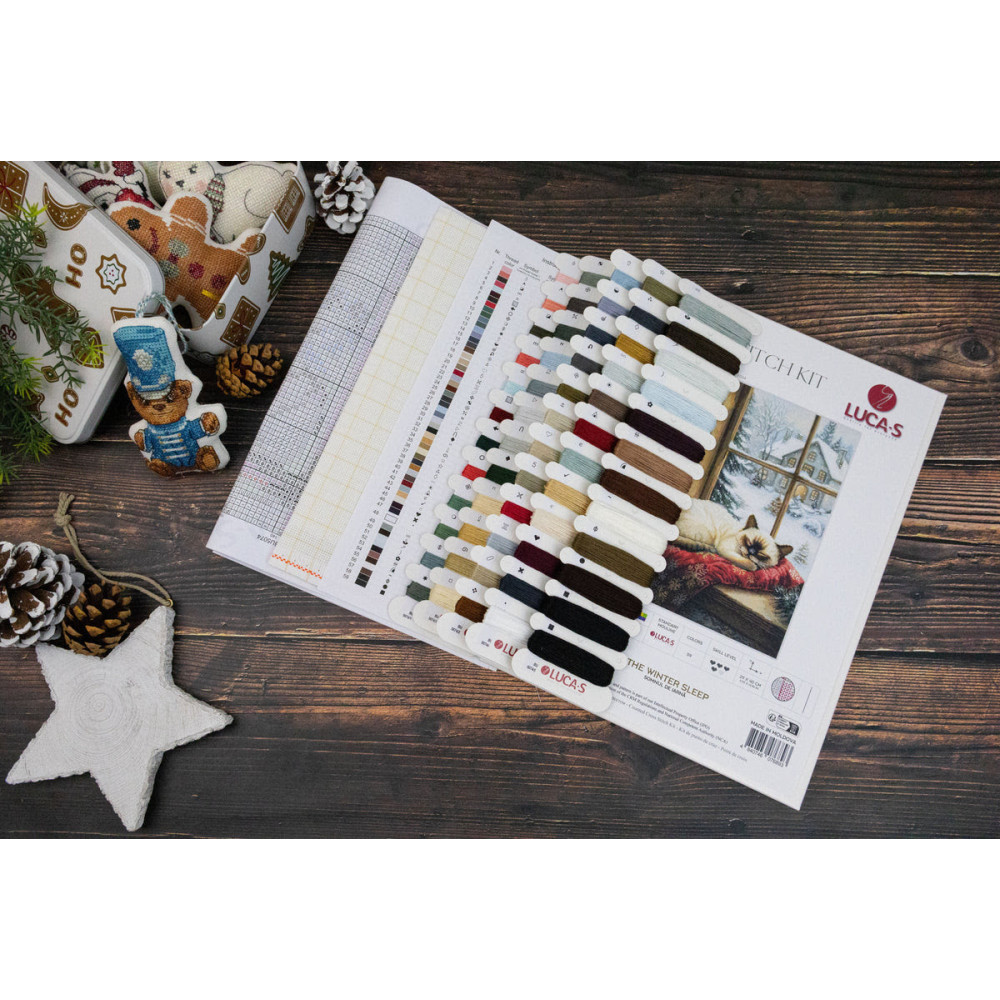 Cross Stitch Kit Luca-S - The Winter Sleep, BU5074