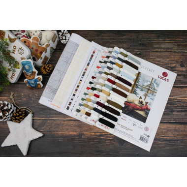 Cross Stitch Kit Luca-S - The Winter Sleep, BU5074