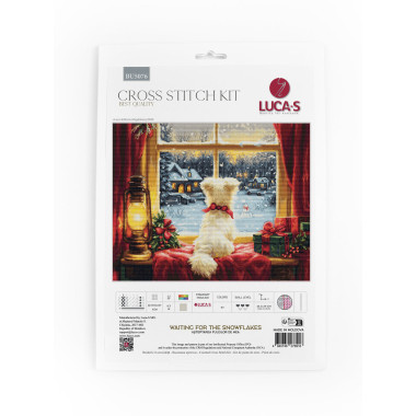 Cross Stitch Kit Luca-S - Waiting For The Snowflakes, BU5076