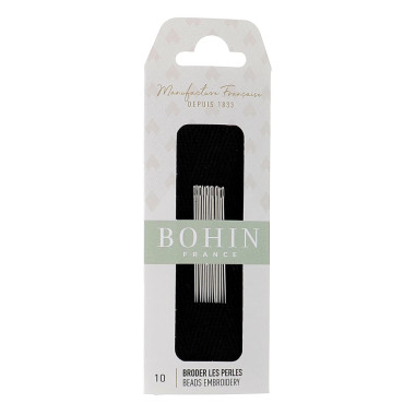 Bohin Beading Needles Size 10 – 15 pcs (01124)