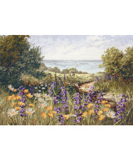 Maia Clifftop Footpath Anchor  Cross Stitch Kit APC937