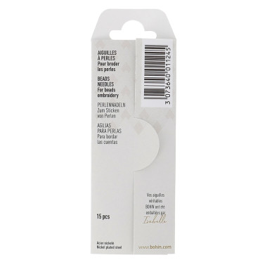 Bohin Beading Needles Size 10 – 15 pcs (01124)