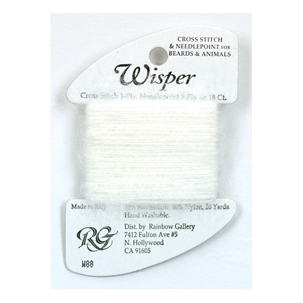 Thread Wisper Rainbow Gallery W88, white