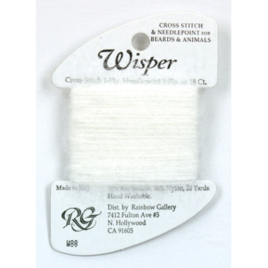 Thread Wisper Rainbow Gallery W88, white