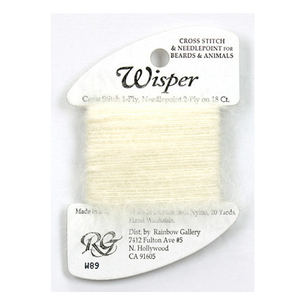Thread Wisper Rainbow Gallery W89, ecru
