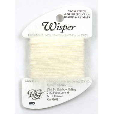 Thread Wisper Rainbow Gallery W89, ecru