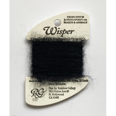 Thread Wisper Rainbow Gallery W99, black