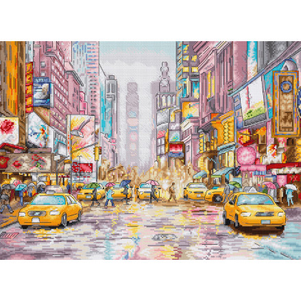 New York times square Cross Stitch kit LETISTITCH, L8222