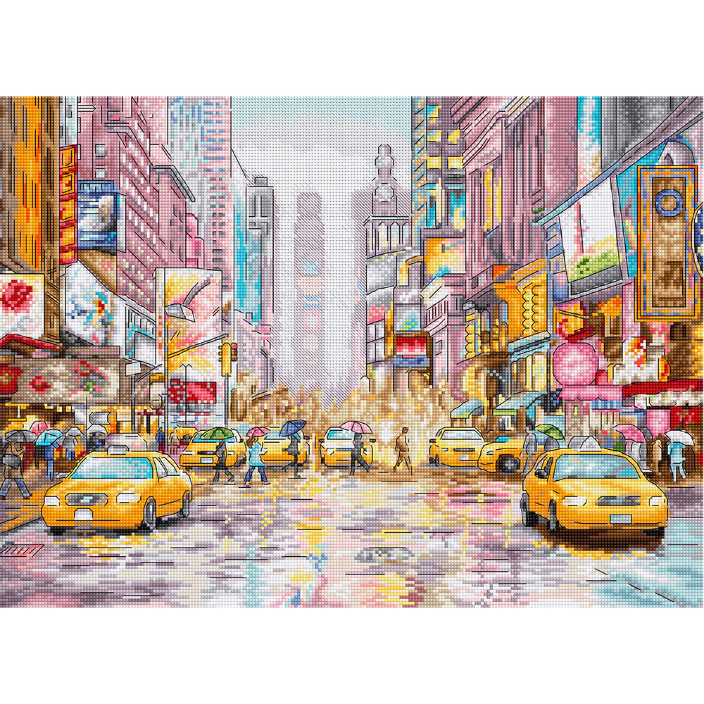 New York times square Cross Stitch kit LETISTITCH, L8222