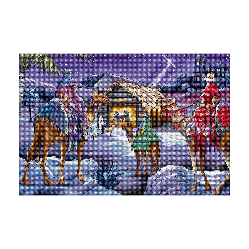 Cross-Stitch Kit Three Kings, LETISTITCH L8108