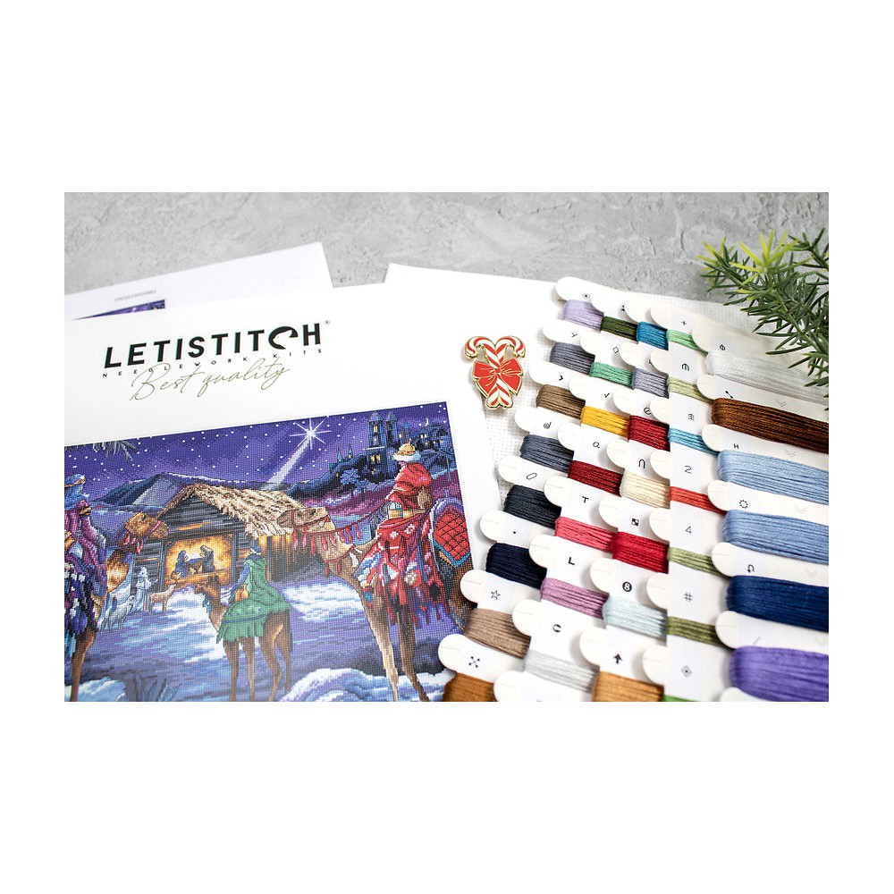 Набір для вишивання хрестиком Три Королі, LETISTITCH L8108