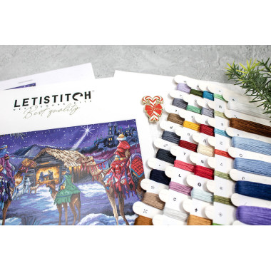 Набір для вишивання хрестиком Три Королі, LETISTITCH L8108