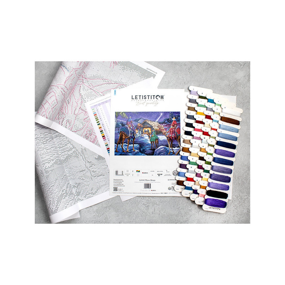 Набір для вишивання хрестиком Три Королі, LETISTITCH L8108