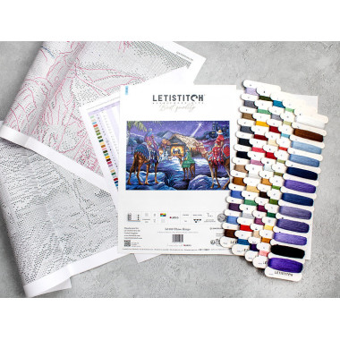 Cross-Stitch Kit Three Kings, LETISTITCH L8108