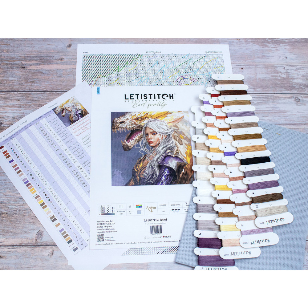 Cross-Stitch Kit  The Bond, LETISTITCH L8107