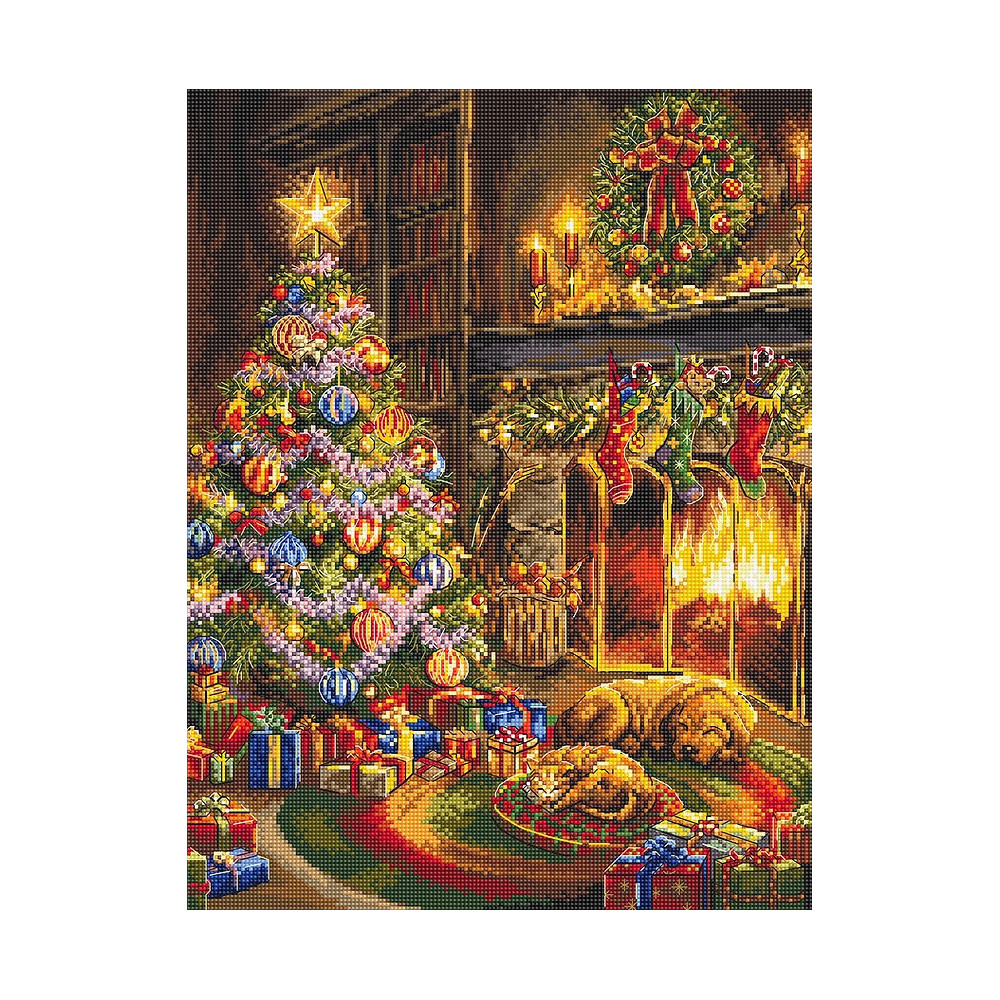 Cross-Stitch Kit Christmas Eve, LETISTITCH L8106