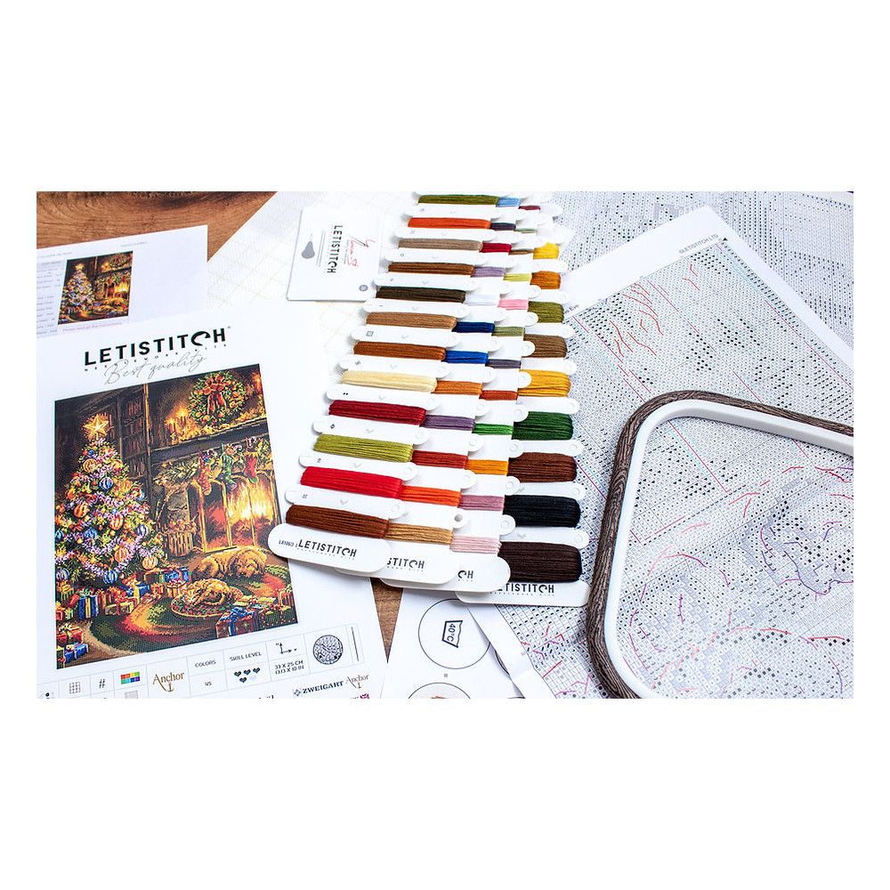 Cross-Stitch Kit Christmas Eve, LETISTITCH L8106