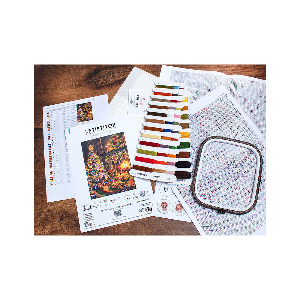 Cross-Stitch Kit Christmas Eve, LETISTITCH L8106