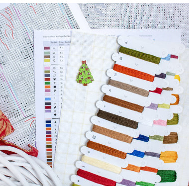 Cross-Stitch Kit Christmas Eve, LETISTITCH L8106