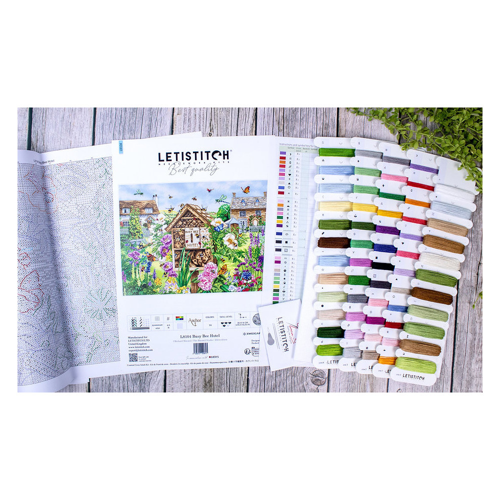 Cross-Stitch Kit Busy Bee Hotel, LETISTITCH L8104