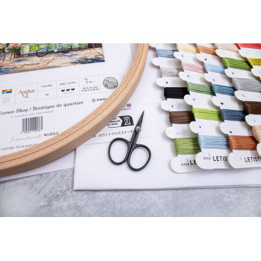 Набір для вишивання хрестиком Магазинчик на Куті, LETISTITCH L8101