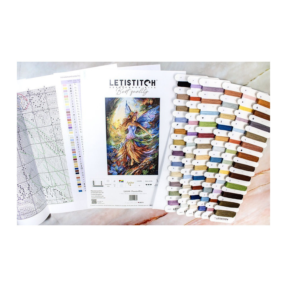Cross Stitch Kit “L8100 Faerie/Fée” LETISTITCH