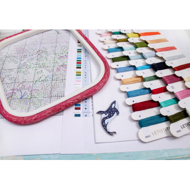 Набір для вишивання хрестиком Райське містечко, LETISTITCH L8099