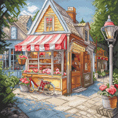 Cross Stitch Kit Pastry shop/Pâtisserie LETISTITCH L8098